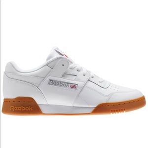 Reebok Men’s Workout Plus-White  Size 10